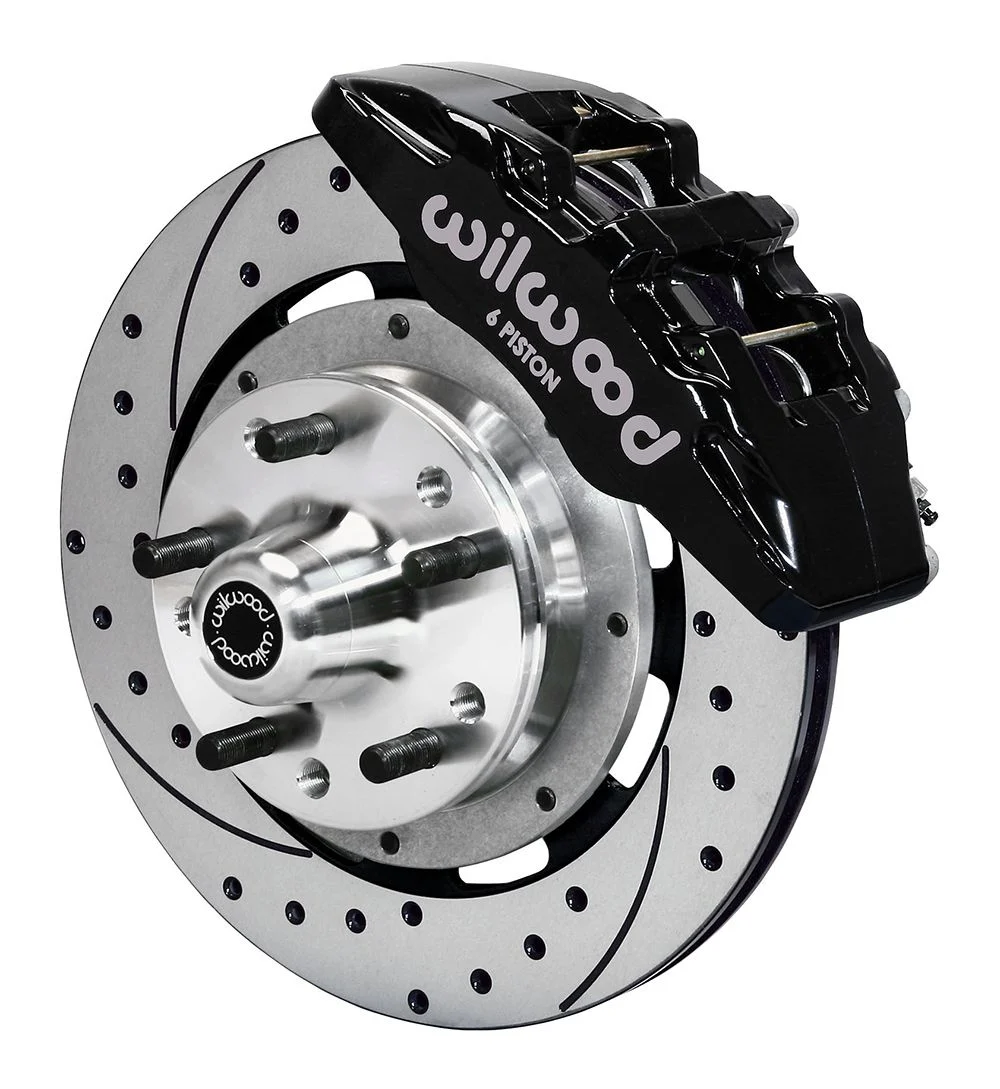PRZEDNI ZESTAW HAMULCOWY WILWOOD FORGED DYNAPRO 6 DRILLED ROTORS  Part No: 140-12947-D Różne Kolory Zacisków